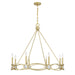 Savoy House - Eight Light Chandelier - Minette - Spun Gold- Union Lighting Luminaires Decor