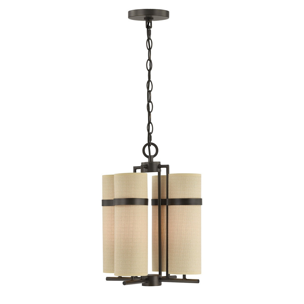 Savoy House - Four Light Chandelier - Weston - Mediterranean Bronze- Union Lighting Luminaires Decor