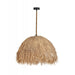 Avenue Lighting - One Light Pendant - Malibu - Hemp Rope/Black- Union Lighting Luminaires Decor