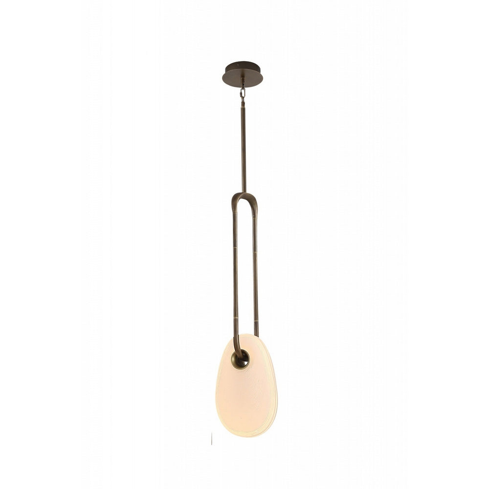 Avenue Lighting - LED Pendant - Palmea - Aged Brass- Union Lighting Luminaires Decor