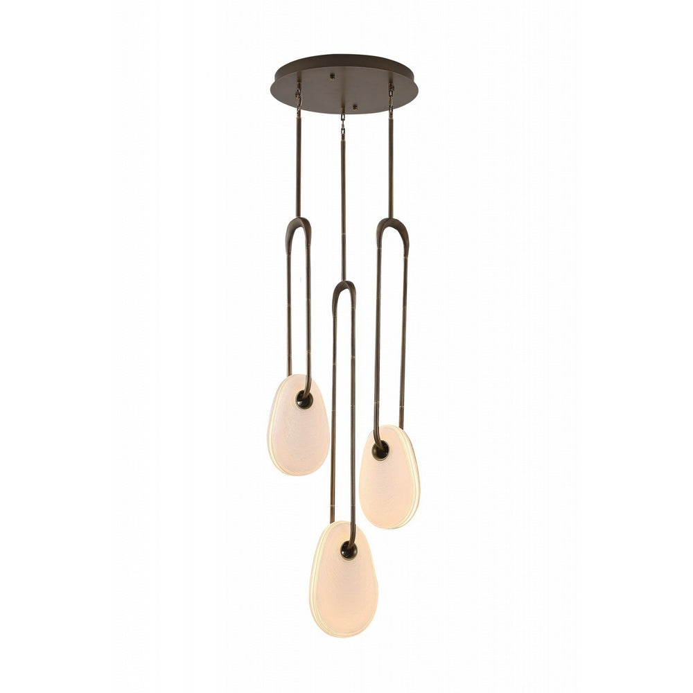 Avenue Lighting - LED Pendant - Palmea - Aged Brass- Union Lighting Luminaires Decor