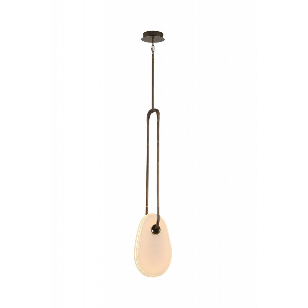 Avenue Lighting - LED Pendant - Palmea - Aged Brass- Union Lighting Luminaires Decor