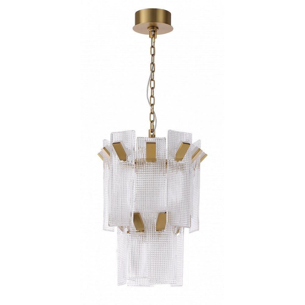 Avenue Lighting - LED Pendant - Belmont - Aged Golden Brass- Union Lighting Luminaires Decor
