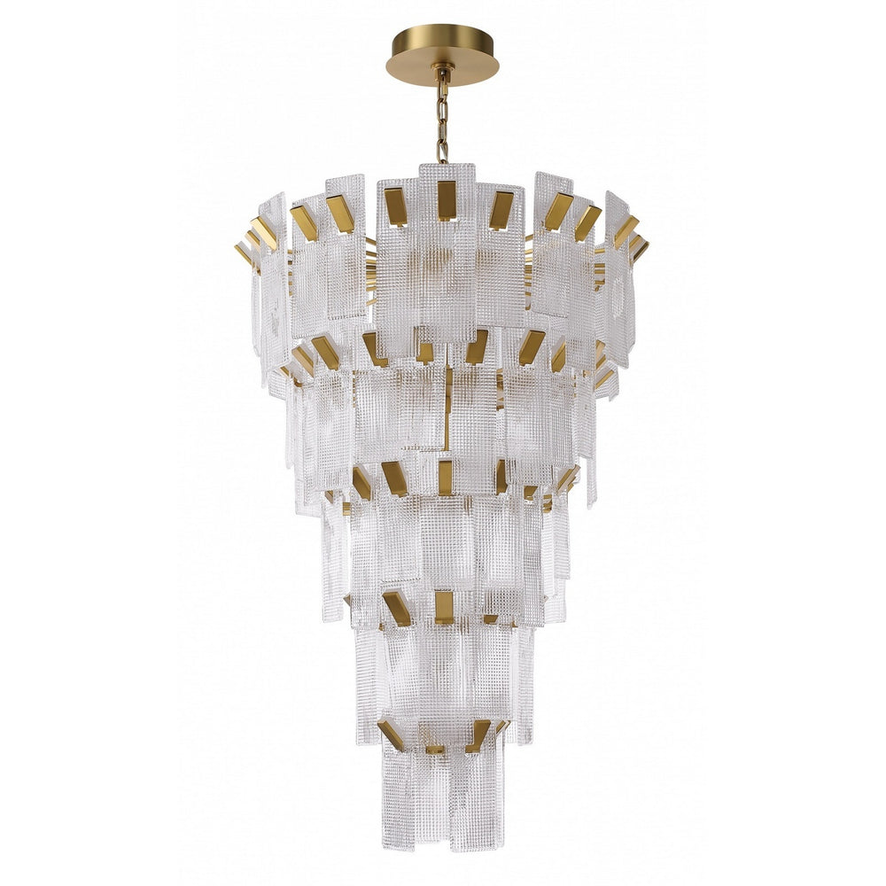 Avenue Lighting - LED Pendant - Belmont - Aged Golden Brass- Union Lighting Luminaires Decor
