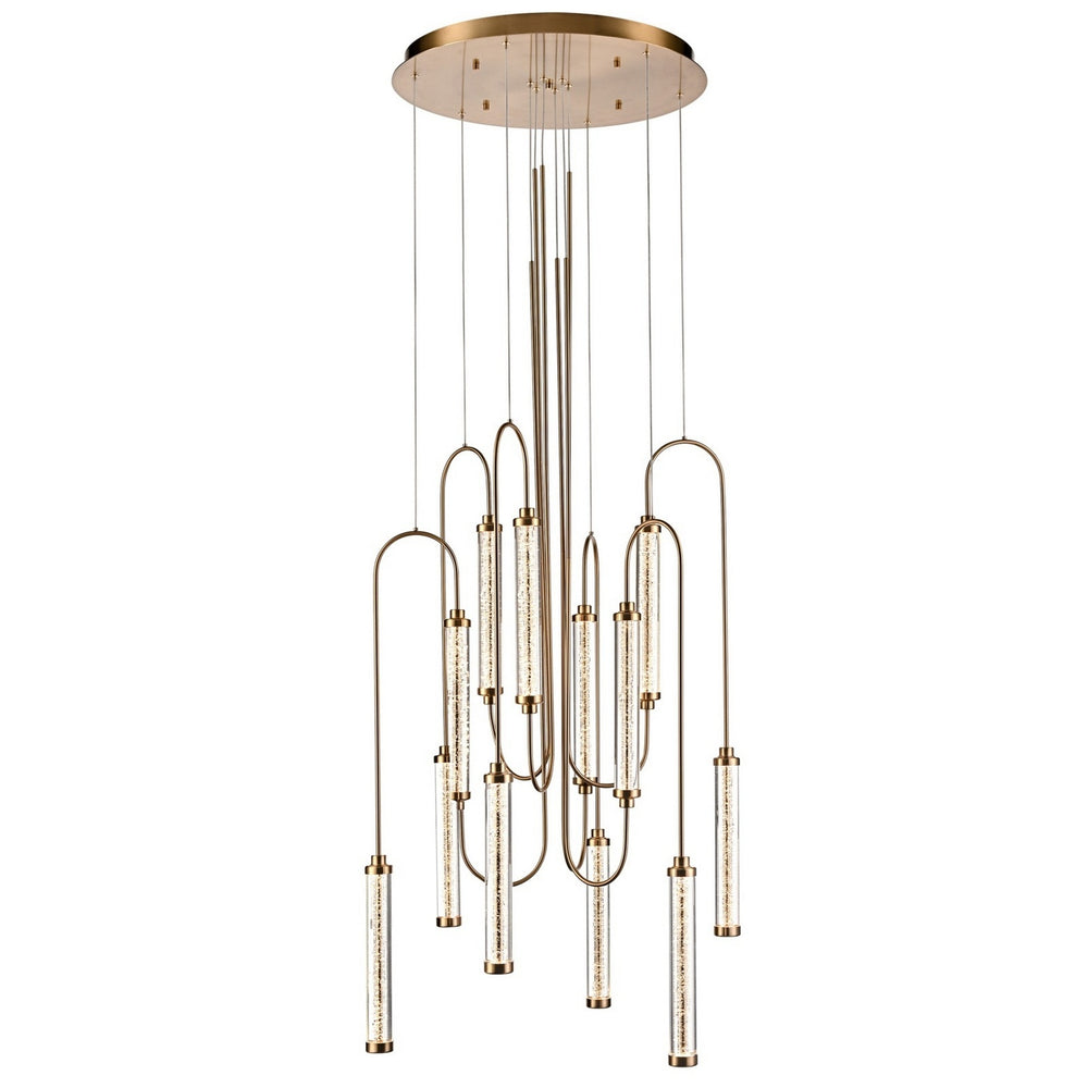 Avenue Lighting - LED Pendant - Belvedere - Antique Brass- Union Lighting Luminaires Decor