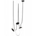 Avenue Lighting - LED Chandelier - Fremont - Black- Union Lighting Luminaires Decor