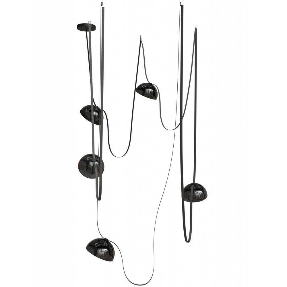 Avenue Lighting - LED Chandelier - Fremont - Black- Union Lighting Luminaires Decor