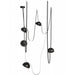 Avenue Lighting - LED Chandelier - Fremont - Black- Union Lighting Luminaires Decor