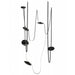 Avenue Lighting - LED Chandelier - Fremont - Black- Union Lighting Luminaires Decor