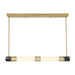 Savoy House - LED Linear Chandelier - Farrell - Warm Brass- Union Lighting Luminaires Decor