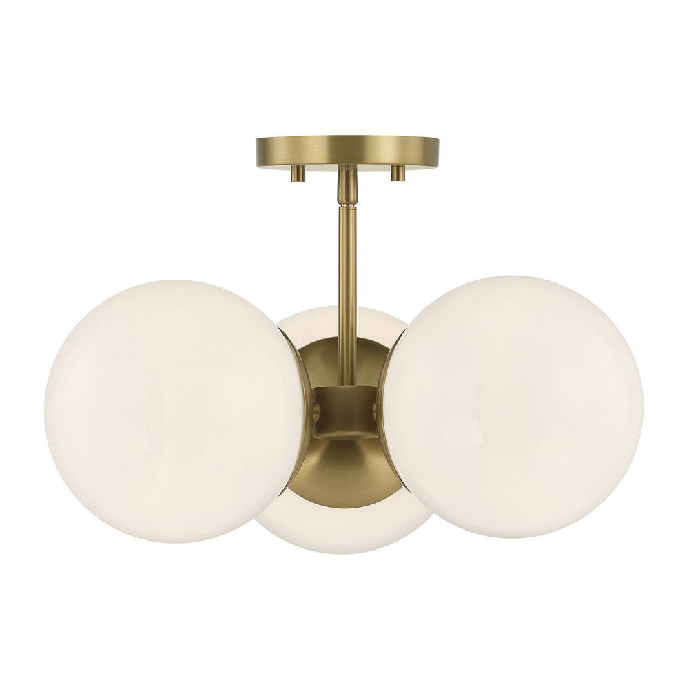 Savoy House - Three Light Chandelier - Turin - Warm Brass- Union Lighting Luminaires Decor
