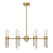 Savoy House - LED Chandelier - Linden - Warm Brass- Union Lighting Luminaires Decor
