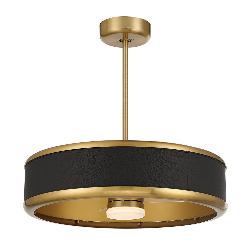 Savoy House - LED Fan D'Lier - Archer - Warm Brass- Union Lighting Luminaires Decor