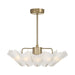 Savoy House - 12 Light Fan D'Lier - Celina - Noble Brass- Union Lighting Luminaires Decor