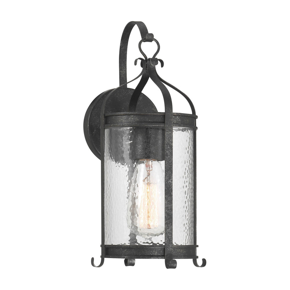 Savoy House - One Light Outdoor Wall Lantern - Preston - Iron Oxide- Union Lighting Luminaires Decor