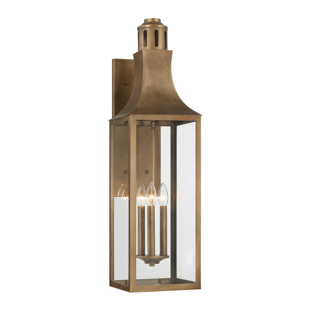 Savoy House - Two Light Outdoor Wall Lantern - Lancaster - Atlas Bronze- Union Lighting Luminaires Decor