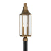 Savoy House - Two Light Outdoor Post Lantern - Lancaster - Atlas Bronze- Union Lighting Luminaires Decor