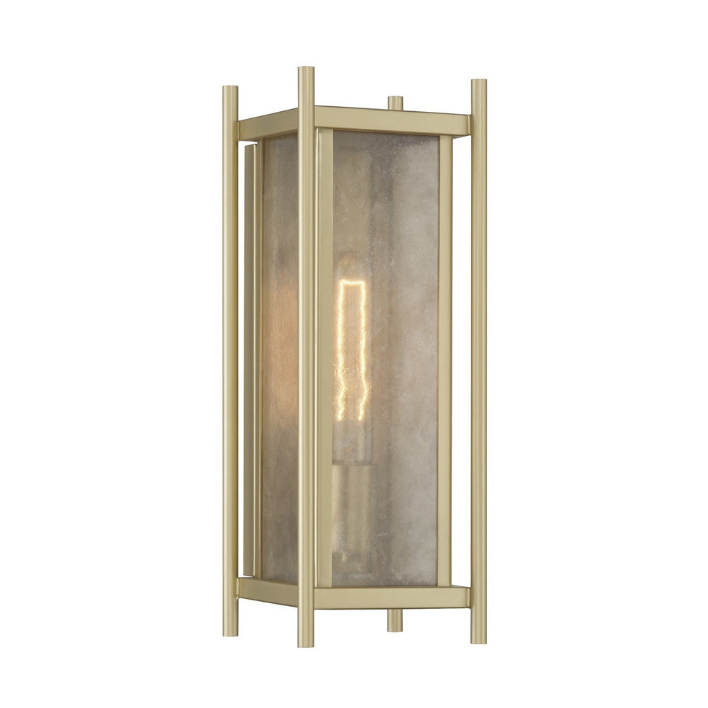 Savoy House - One Light Outdoor Wall Lantern - Jacobs - Serene Brass- Union Lighting Luminaires Decor