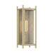 Savoy House - One Light Outdoor Wall Lantern - Jacobs - Serene Brass- Union Lighting Luminaires Decor