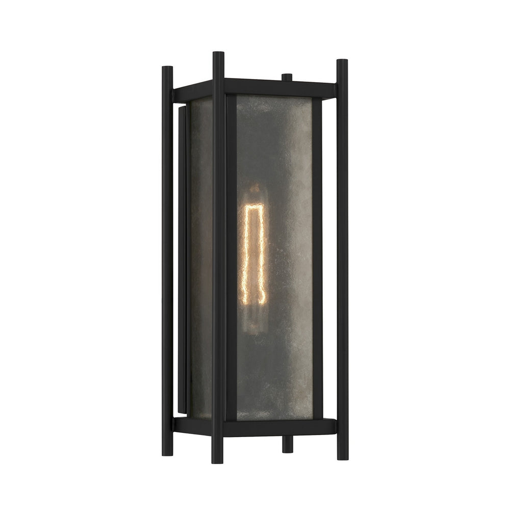 Savoy House - One Light Outdoor Wall Lantern - Jacobs - Matte Black- Union Lighting Luminaires Decor