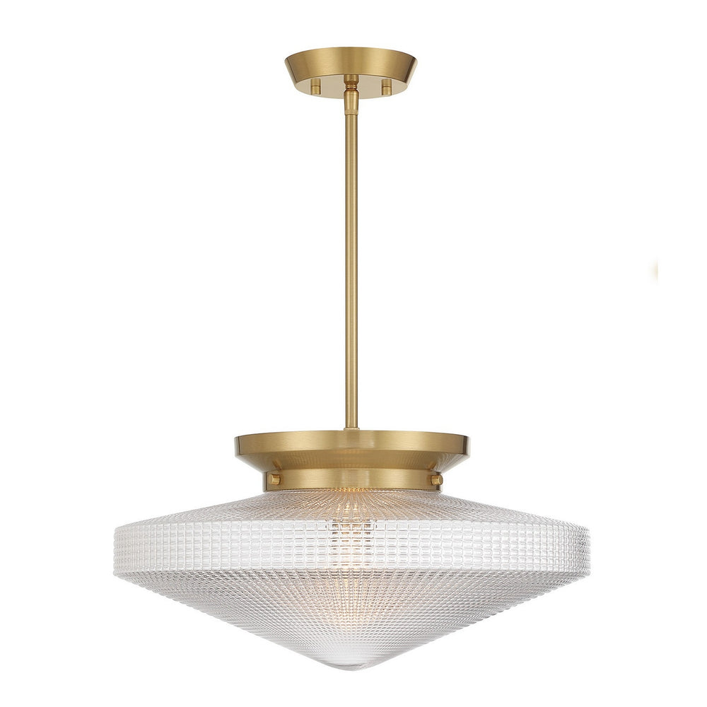 Savoy House - One Light Convertible - Norwich - Warm Brass- Union Lighting Luminaires Decor