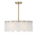 Savoy House - Four Light Convertible - Ashton - Noble Brass- Union Lighting Luminaires Decor
