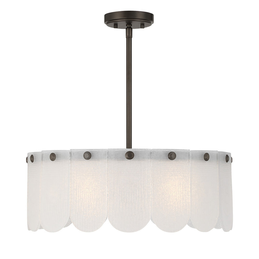 Savoy House - Four Light Convertible - Ashton - Mediterranean Bronze- Union Lighting Luminaires Decor