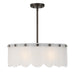 Savoy House - Four Light Convertible - Ashton - Mediterranean Bronze- Union Lighting Luminaires Decor