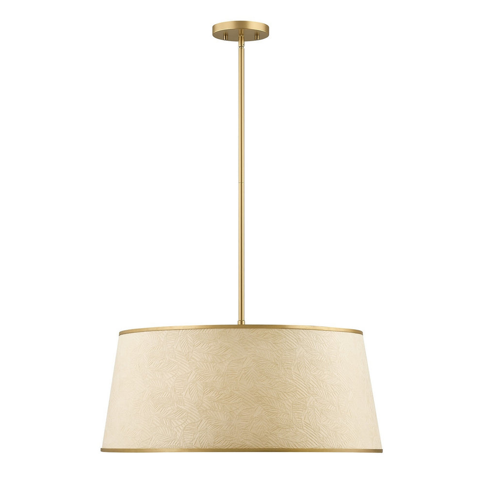 Savoy House - Six Light Pendant - Sombra - Spun Gold- Union Lighting Luminaires Decor