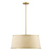 Savoy House - Six Light Pendant - Sombra - Spun Gold- Union Lighting Luminaires Decor