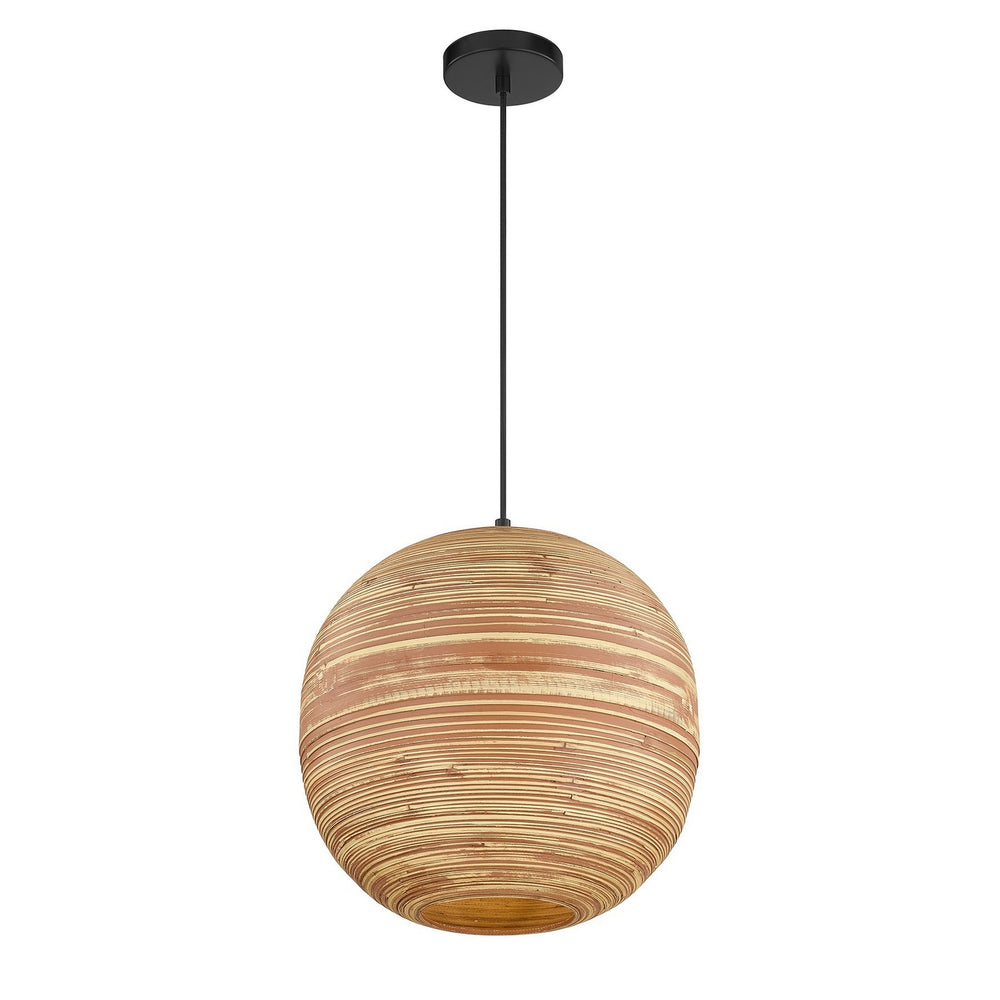Savoy House - One Light Pendant - Pharr - Matte Black- Union Lighting Luminaires Decor