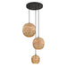 Savoy House - Three Light Pendant - Pharr - Matte Black- Union Lighting Luminaires Decor
