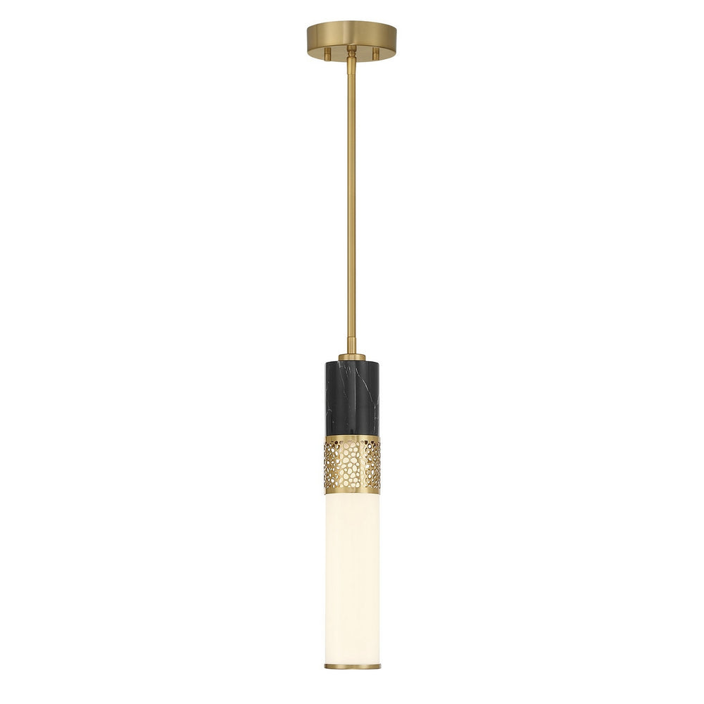 Savoy House - LED Pendant - Farrell - Warm Brass- Union Lighting Luminaires Decor