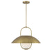 Savoy House - One Light Pendant - Lehigh - Warm Brass- Union Lighting Luminaires Decor