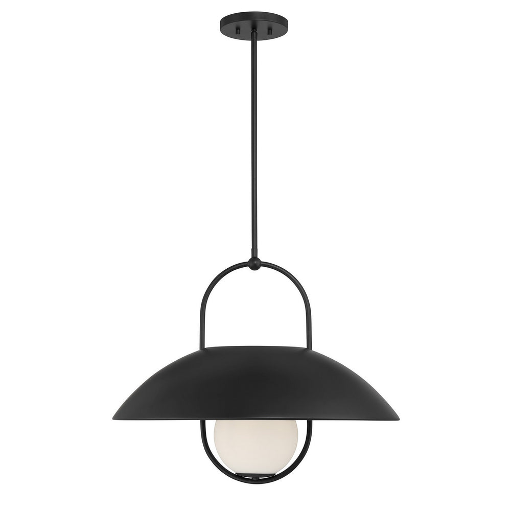 Savoy House - One Light Pendant - Lehigh - Matte Black- Union Lighting Luminaires Decor