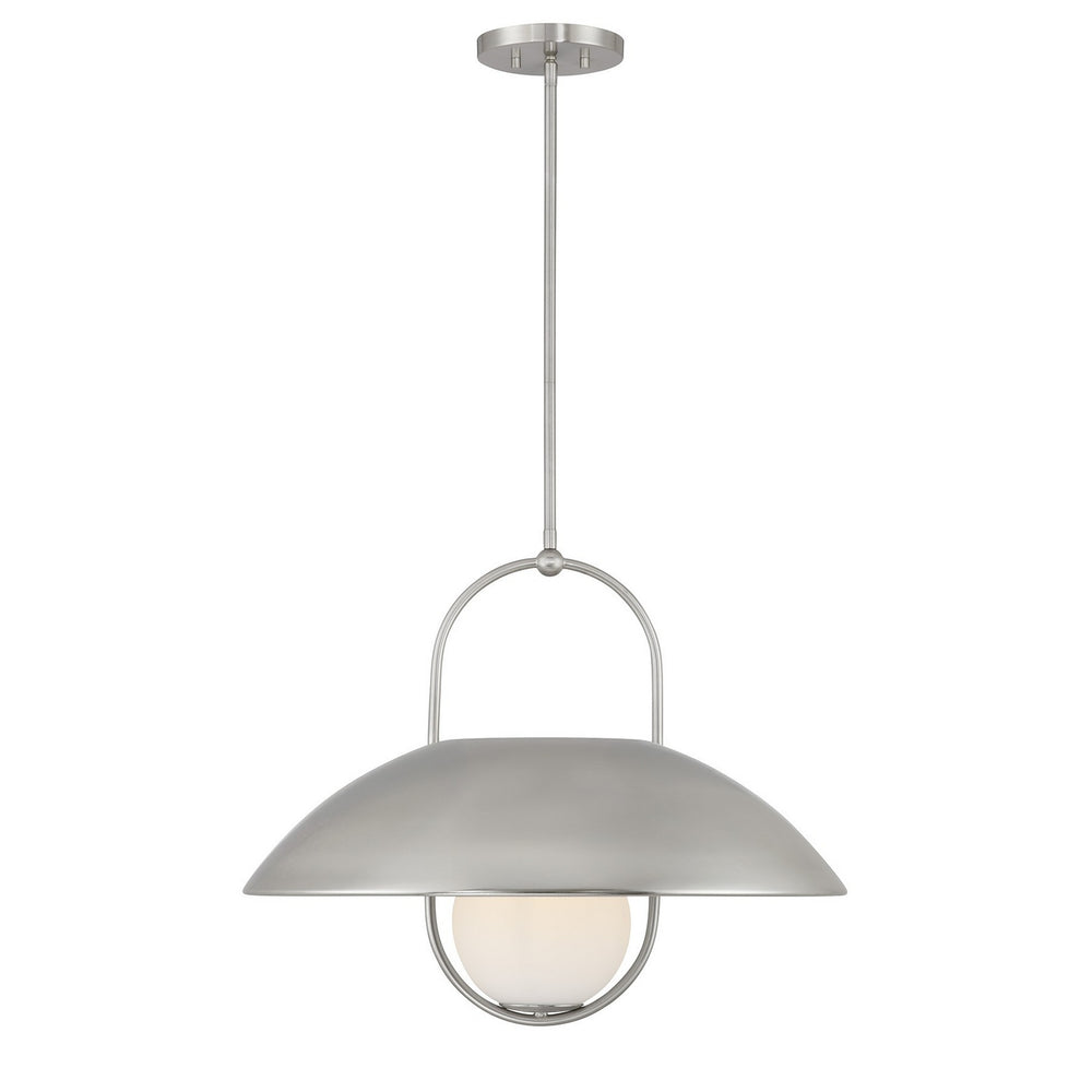 Savoy House - One Light Pendant - Lehigh - Satin Nickel- Union Lighting Luminaires Decor
