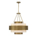 Savoy House - Six Light Pendant - Davenport - Antique Patina- Union Lighting Luminaires Decor