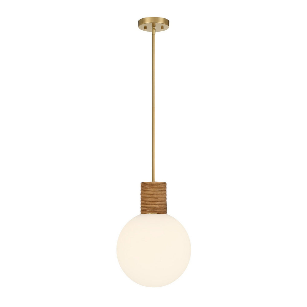 Savoy House - One Light Pendant - Jarrell - Warm Brass- Union Lighting Luminaires Decor