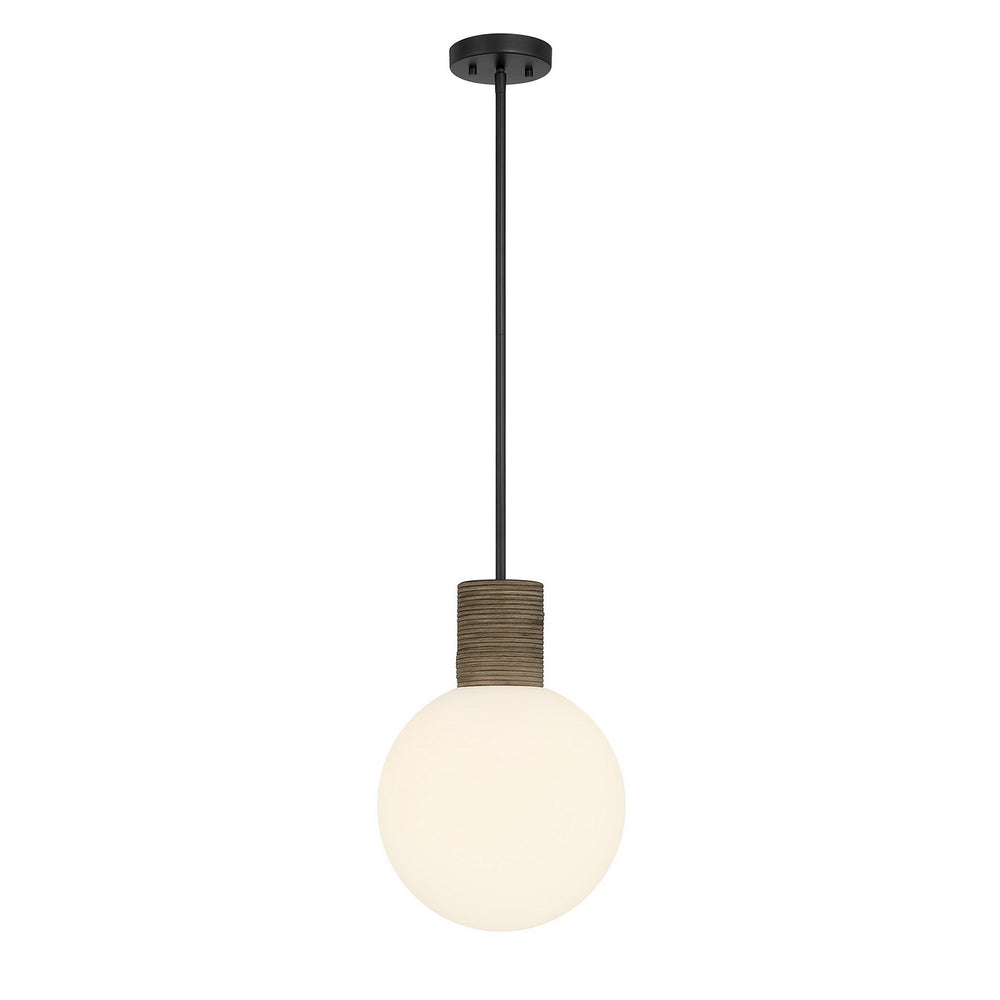 Savoy House - One Light Pendant - Jarrell - Matte Black- Union Lighting Luminaires Decor