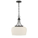 Savoy House - Three Light Pendant - Octave - Matte Black- Union Lighting Luminaires Decor