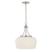 Savoy House - Three Light Pendant - Octave - Satin Nickel- Union Lighting Luminaires Decor