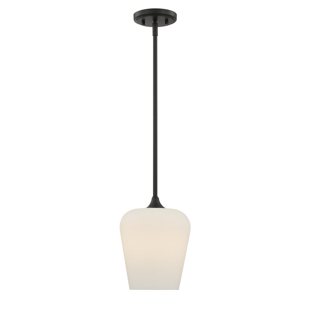 Savoy House - One Light Pendant - Octave - Matte Black- Union Lighting Luminaires Decor