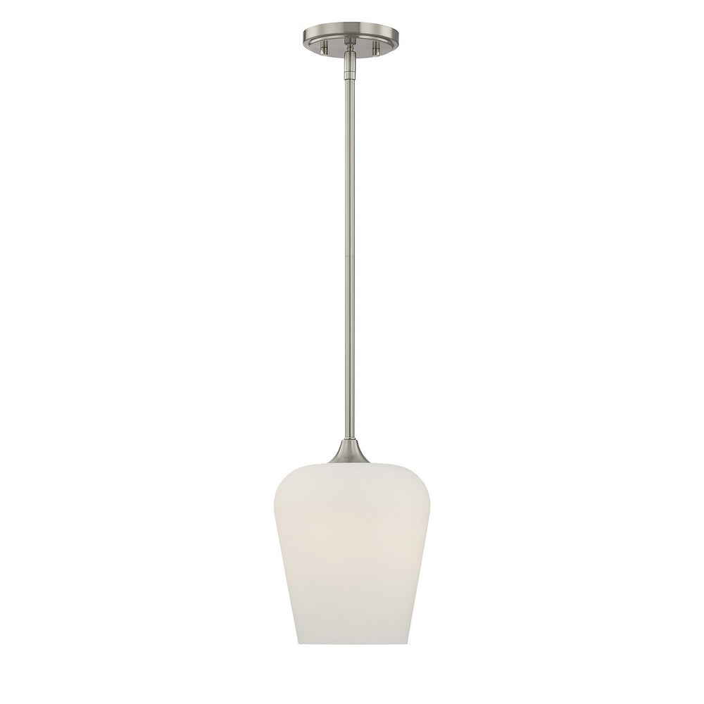 Savoy House - One Light Pendant - Octave - Satin Nickel- Union Lighting Luminaires Decor