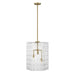 Savoy House - Three Light Pendant - Reddick - Warm Brass- Union Lighting Luminaires Decor