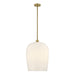 Savoy House - One Light Pendant - Livingston - Warm Brass- Union Lighting Luminaires Decor