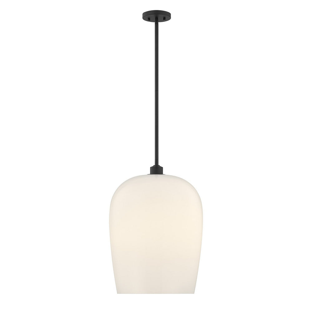 Savoy House - One Light Pendant - Livingston - Matte Black- Union Lighting Luminaires Decor