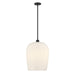 Savoy House - One Light Pendant - Livingston - Matte Black- Union Lighting Luminaires Decor