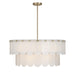 Savoy House - Ten Light Pendant - Ashton - Noble Brass- Union Lighting Luminaires Decor