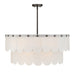 Savoy House - Ten Light Pendant - Ashton - Mediterranean Bronze- Union Lighting Luminaires Decor