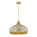 Savoy House - One Light Pendant - Kemp - Ivory/Gold Shell- Union Lighting Luminaires Decor